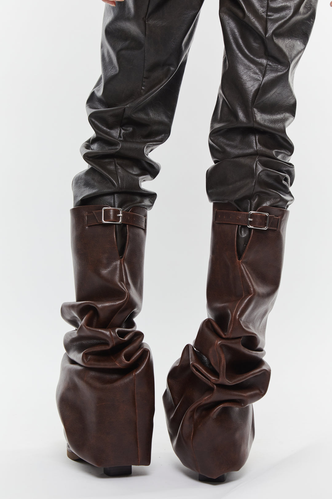 Melted Boots Brown