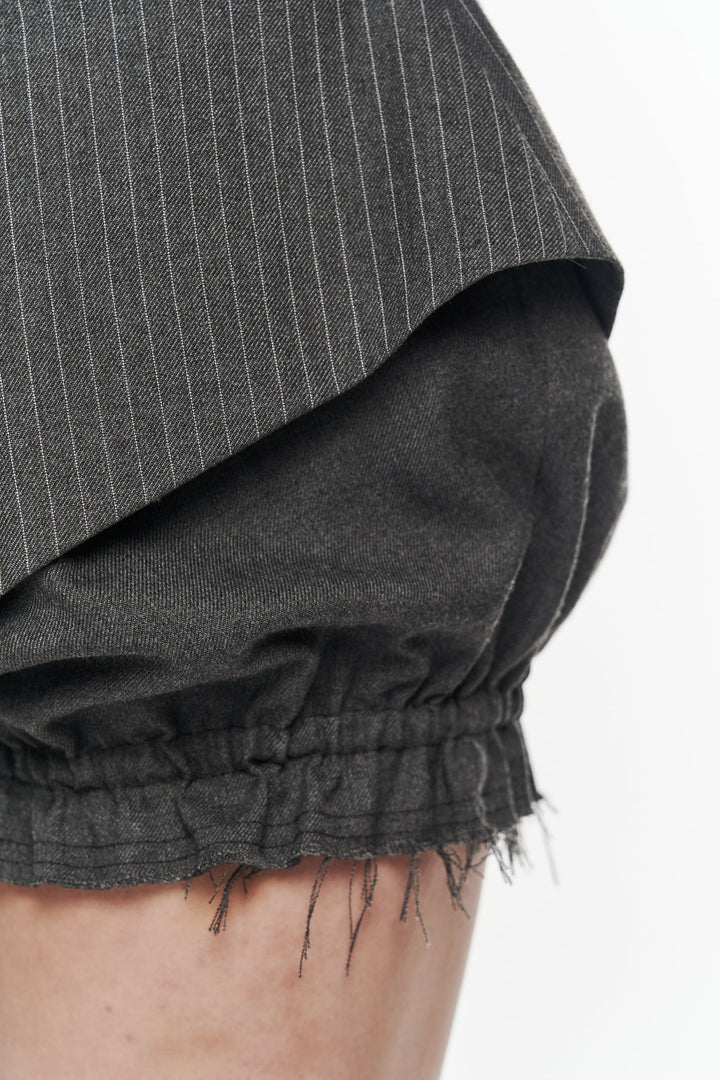 Sinatra Stripe Puffy Shorts