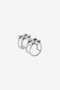 4 BOWS RING