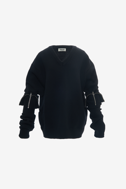 Caterpillar Sleeve Sweater