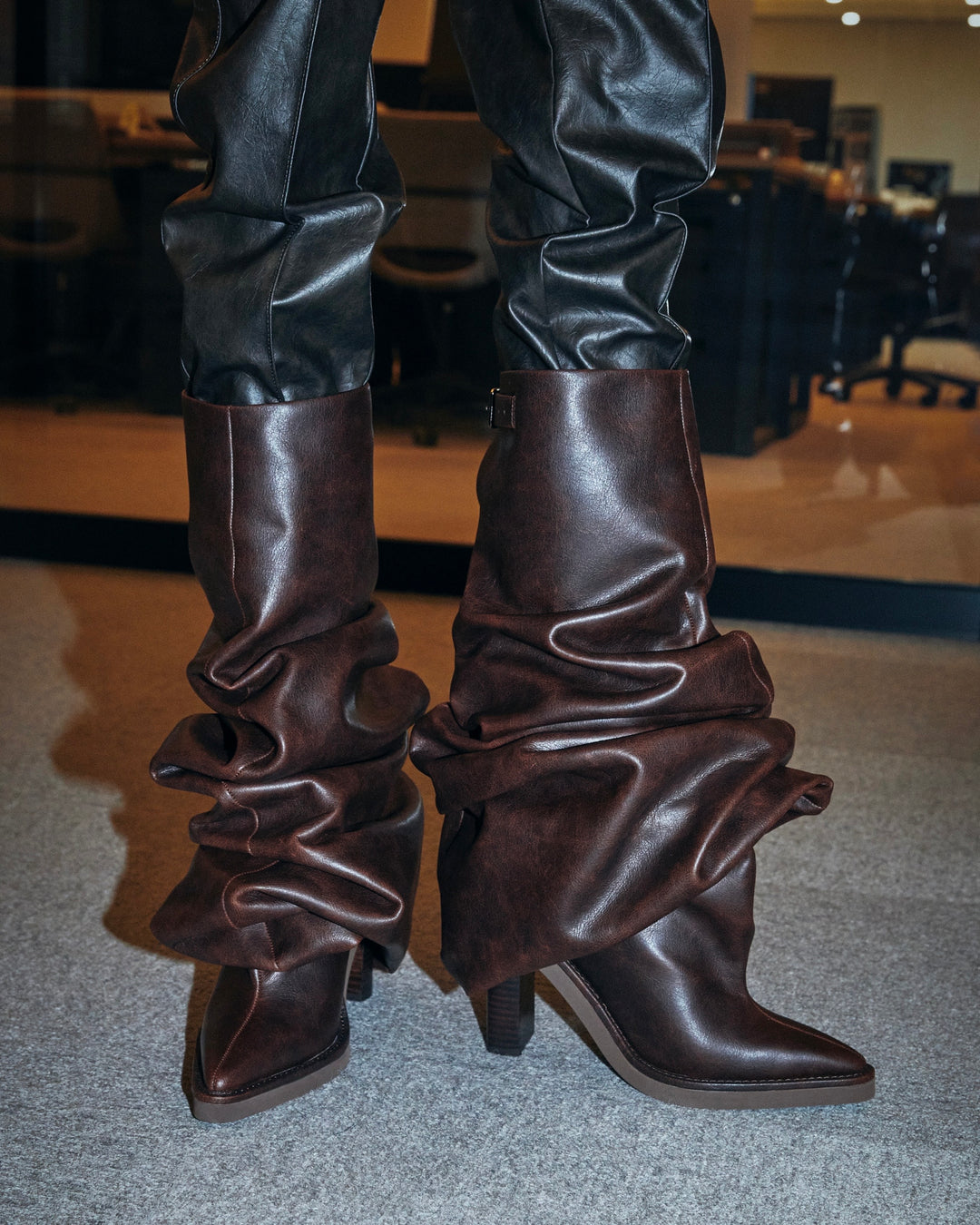 Melted Boots Brown