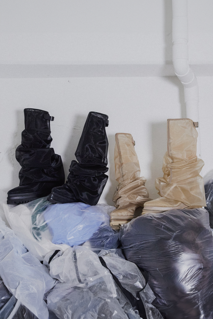 SHEER MELTED BOOTS