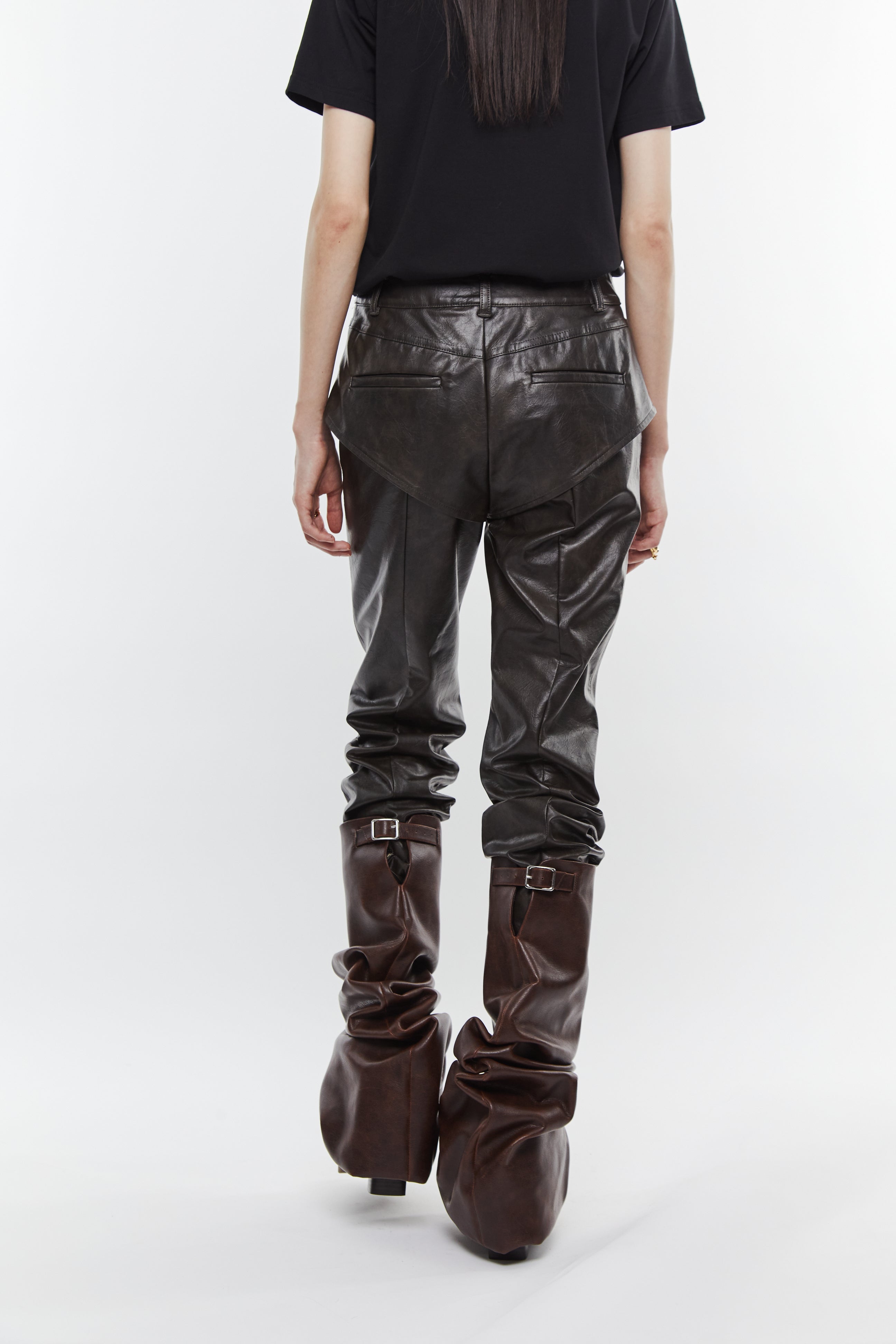 W Leather Pants – POOLDE