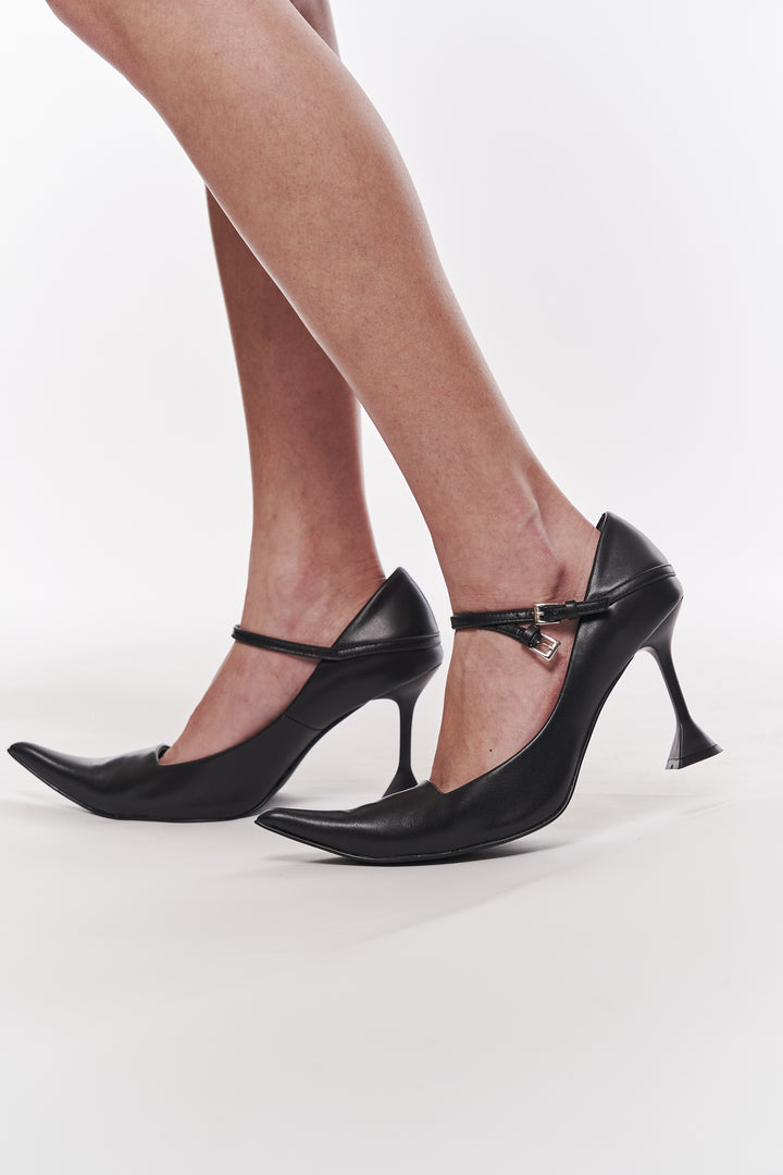 Belted Horn Pumps