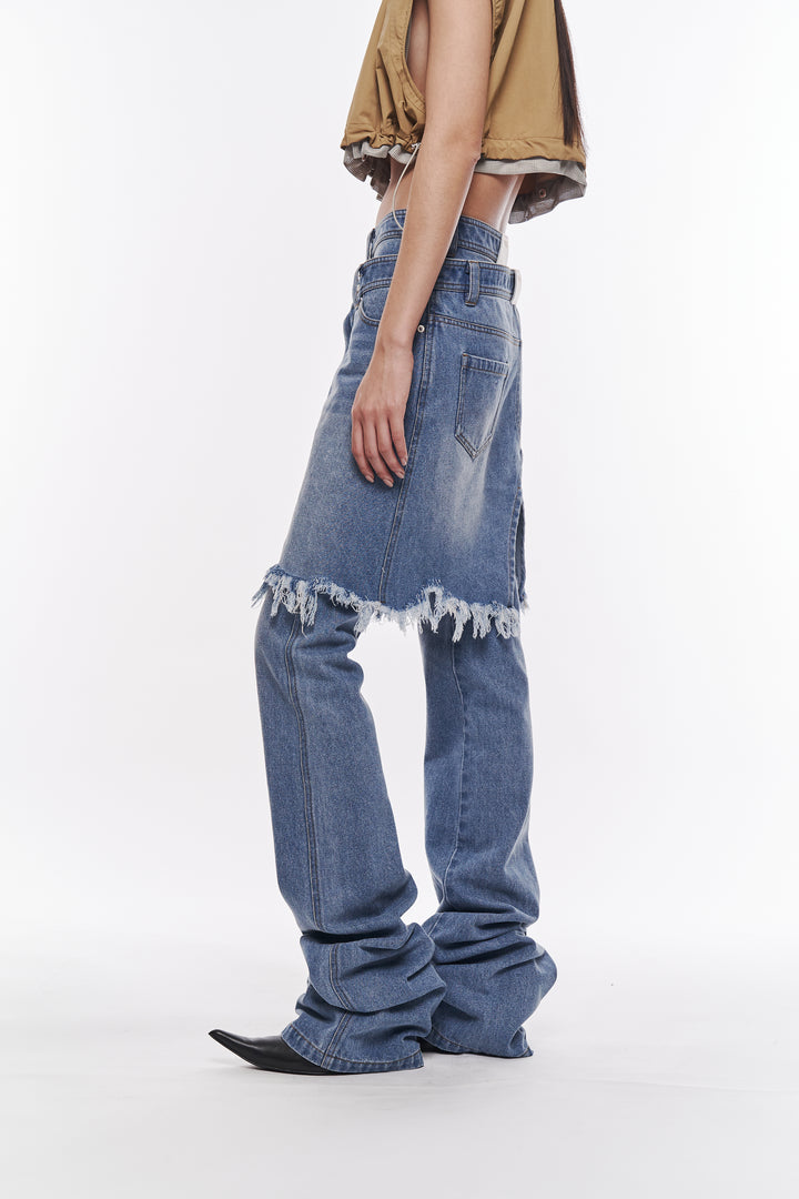 Loose Denim Pants