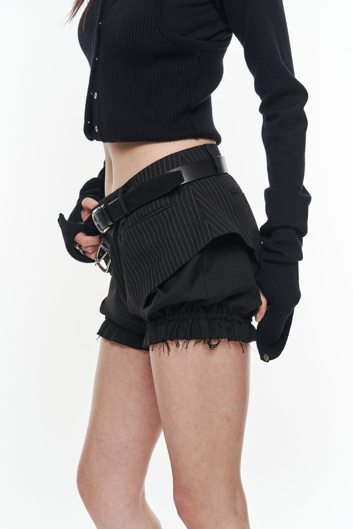 Sinatra Stripe Puffy Shorts