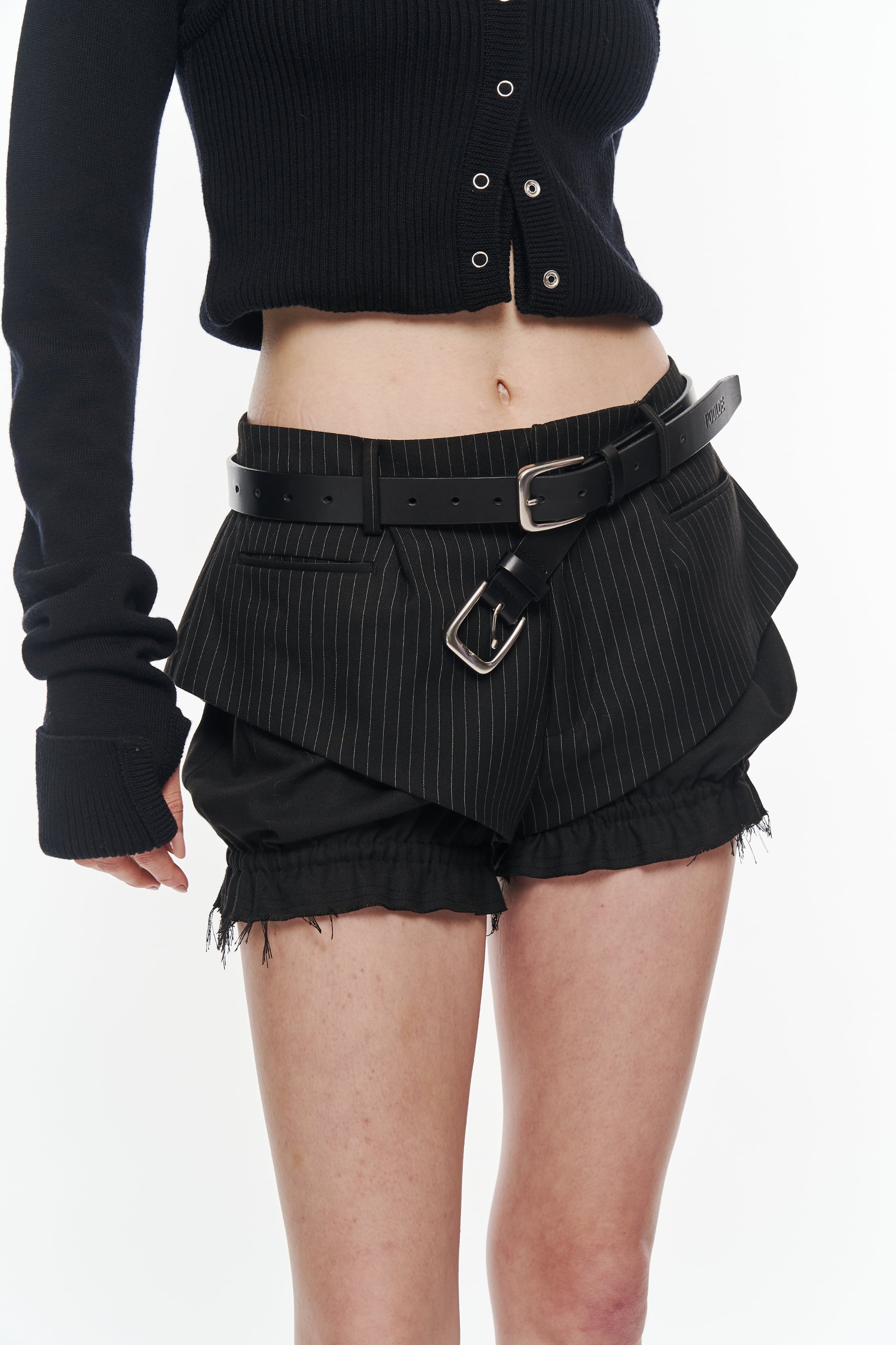 POOLDE Sinatra Stripe Puffy Shorts プールデ Sinatra Stripe Puffy Shorts – POOLDE