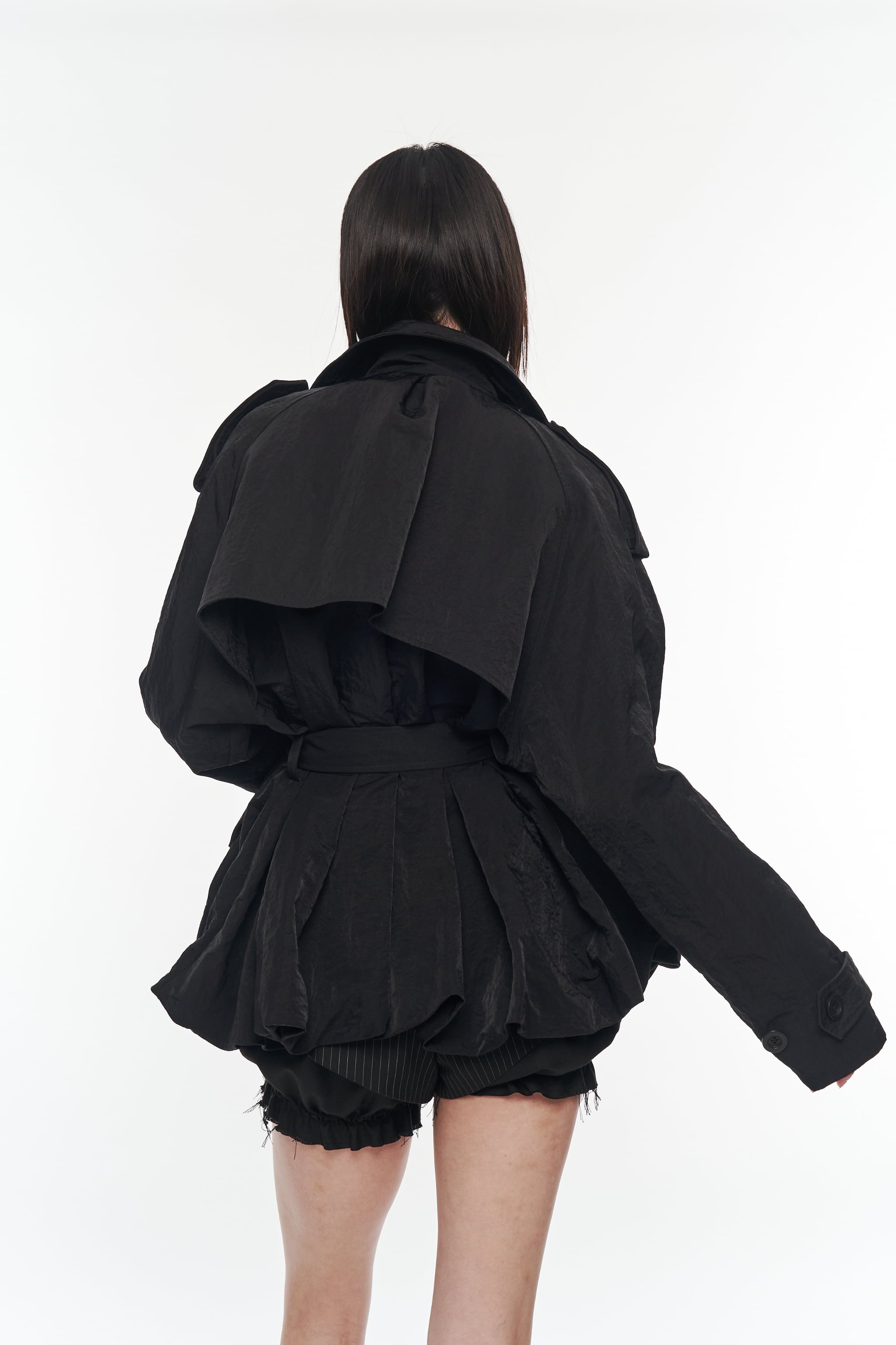 POOLDE Contoured Mini TrenchブラックFサイズ新品 Contoured Mini Trench – POOLDE