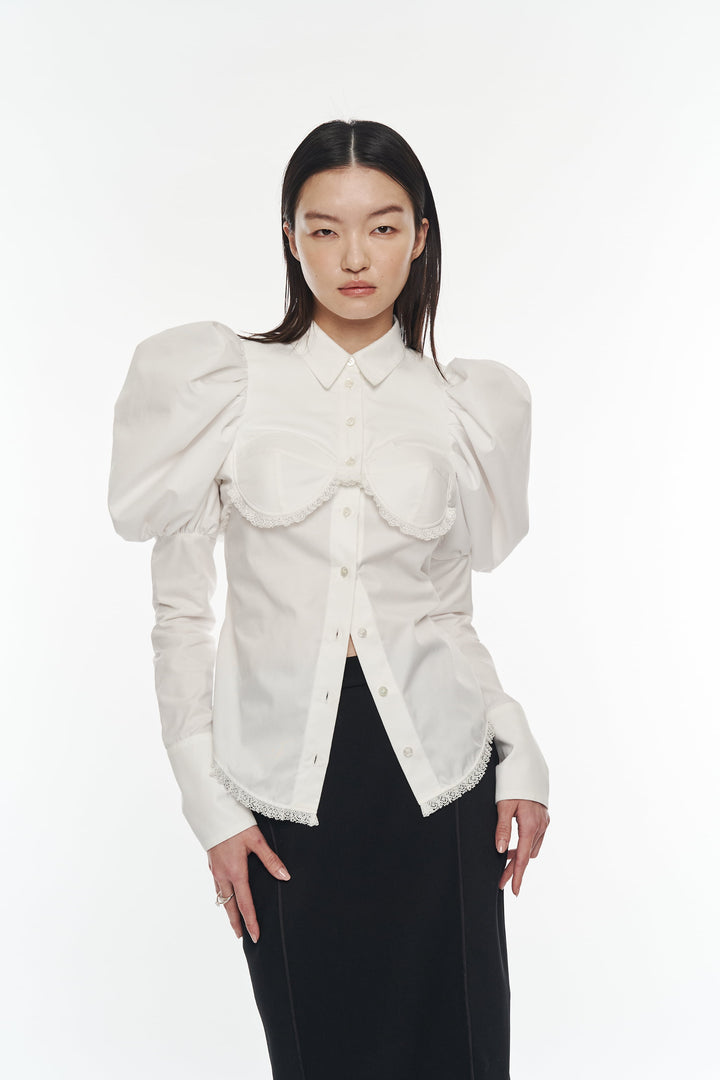 Oscarine Puff Blouse