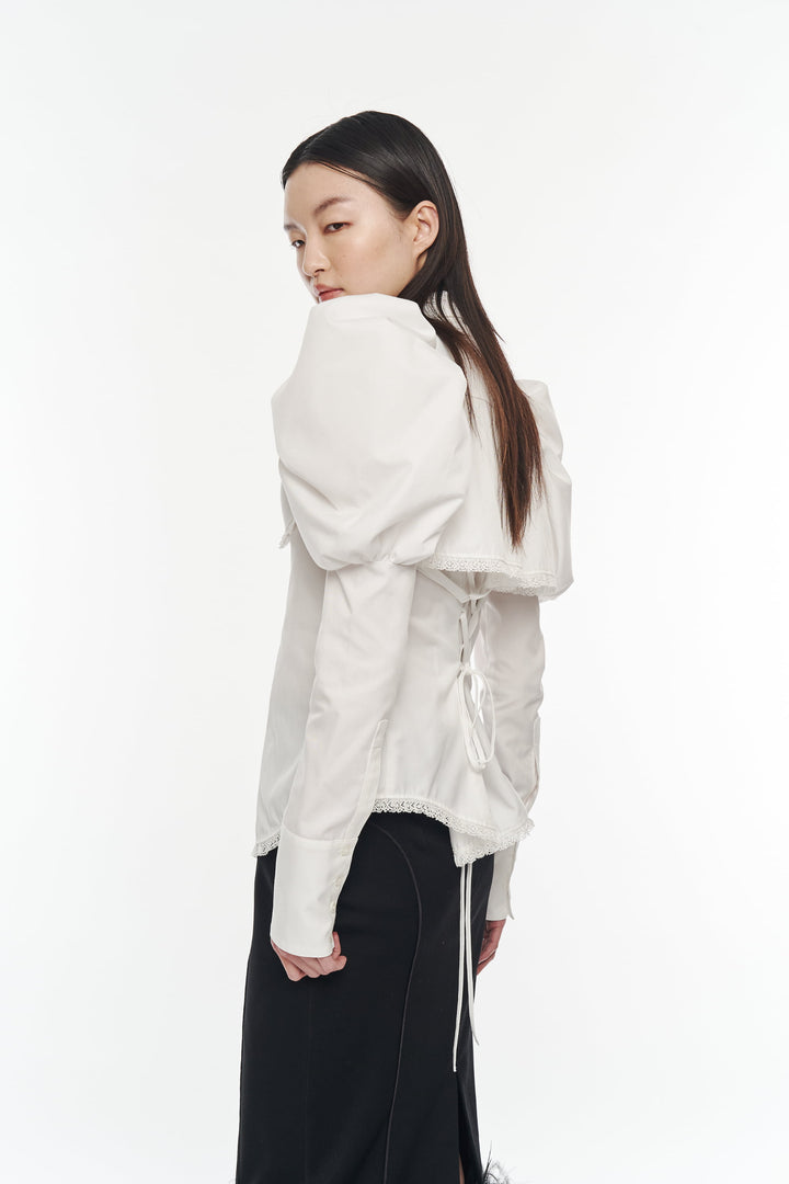 Oscarine Puff Blouse