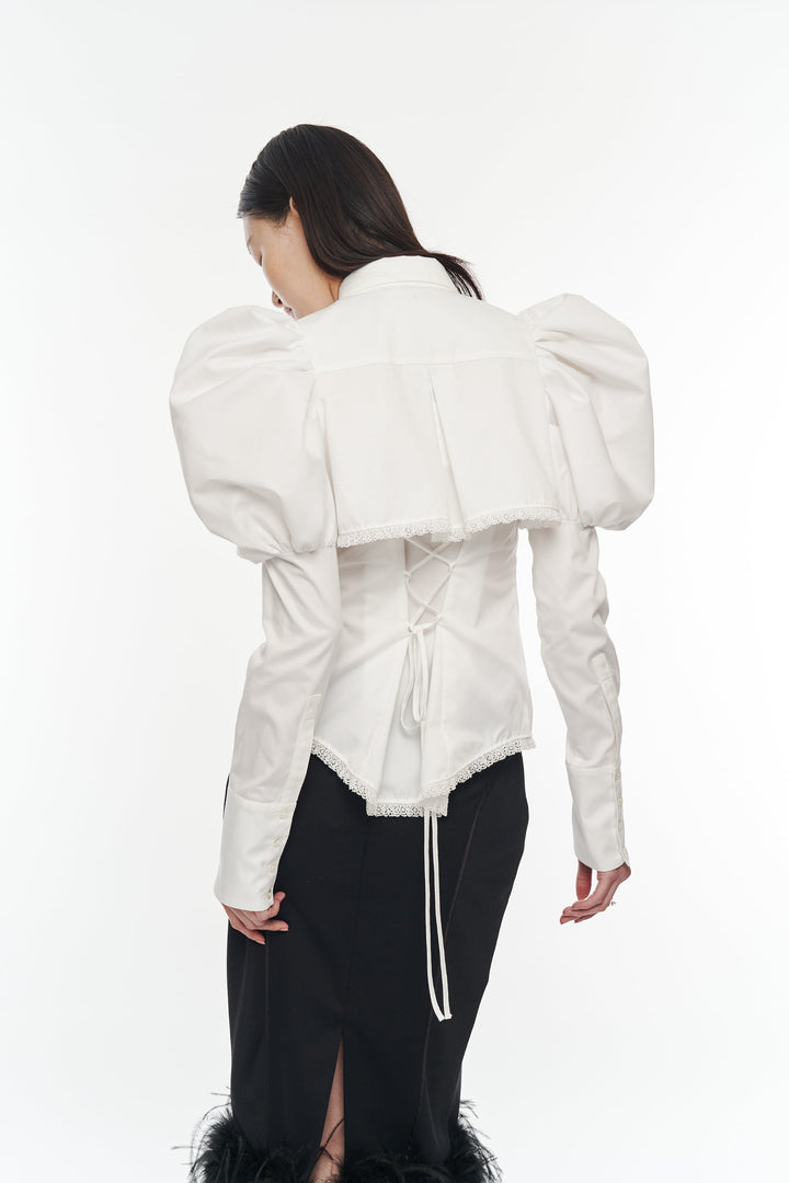 Oscarine Puff Blouse