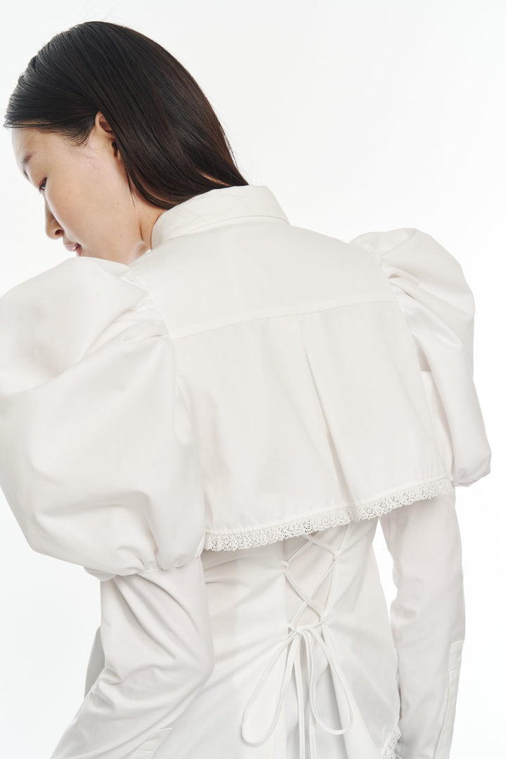 Oscarine Puff Blouse