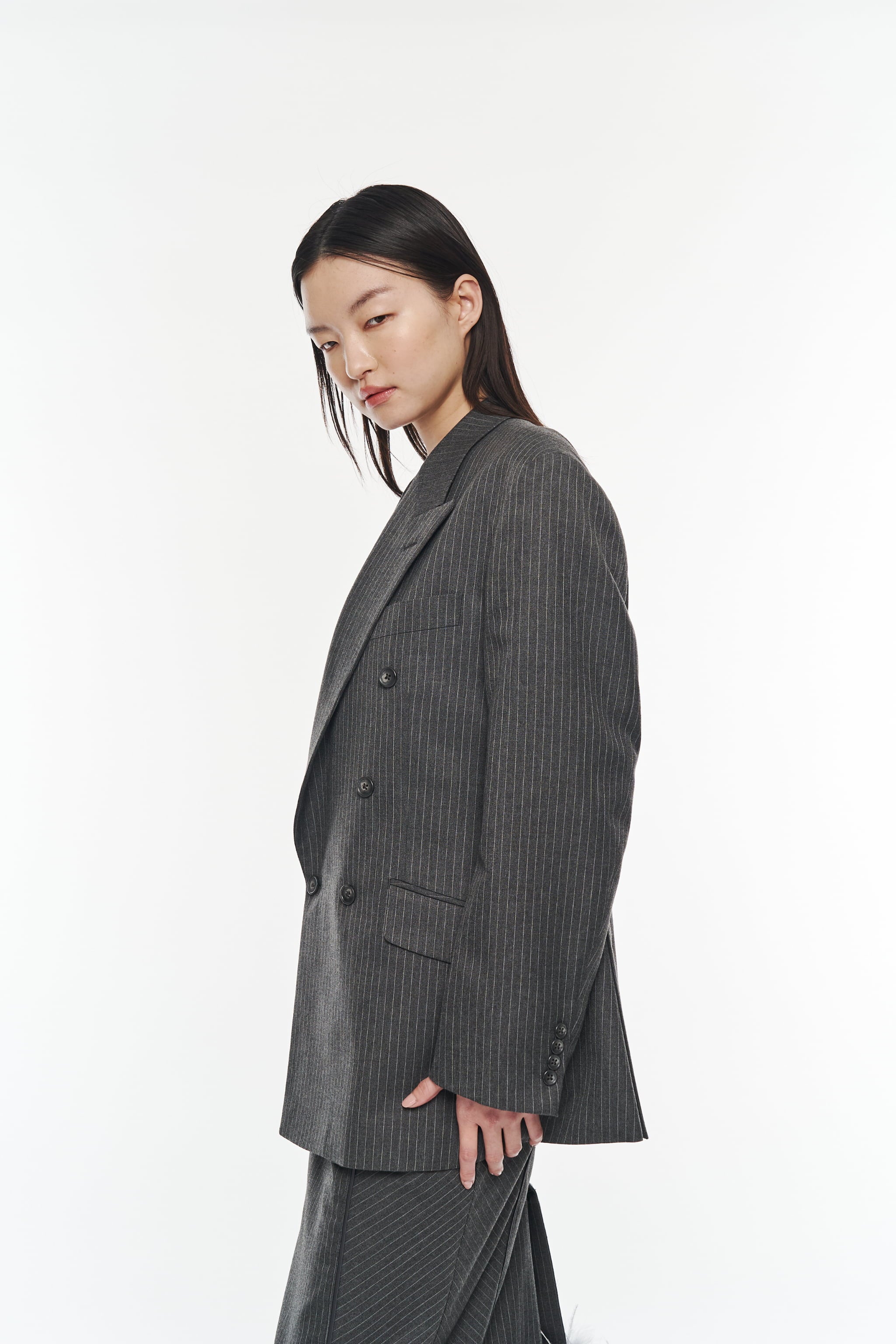 しえすた 　THELINER クルーVネックジャケット Crew-V Neck Jacket｜THE LINER(ザ ライナー)公式通販｜ノー