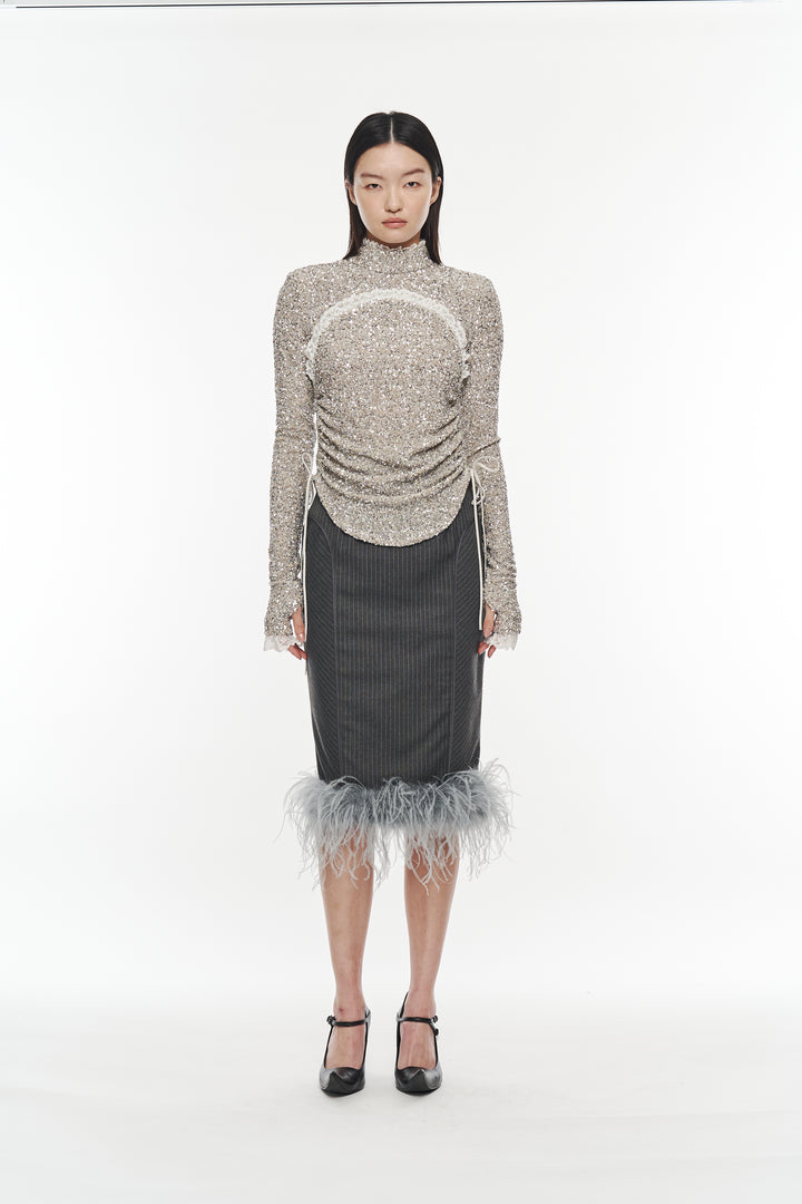 Sinatra Stripe Skirt