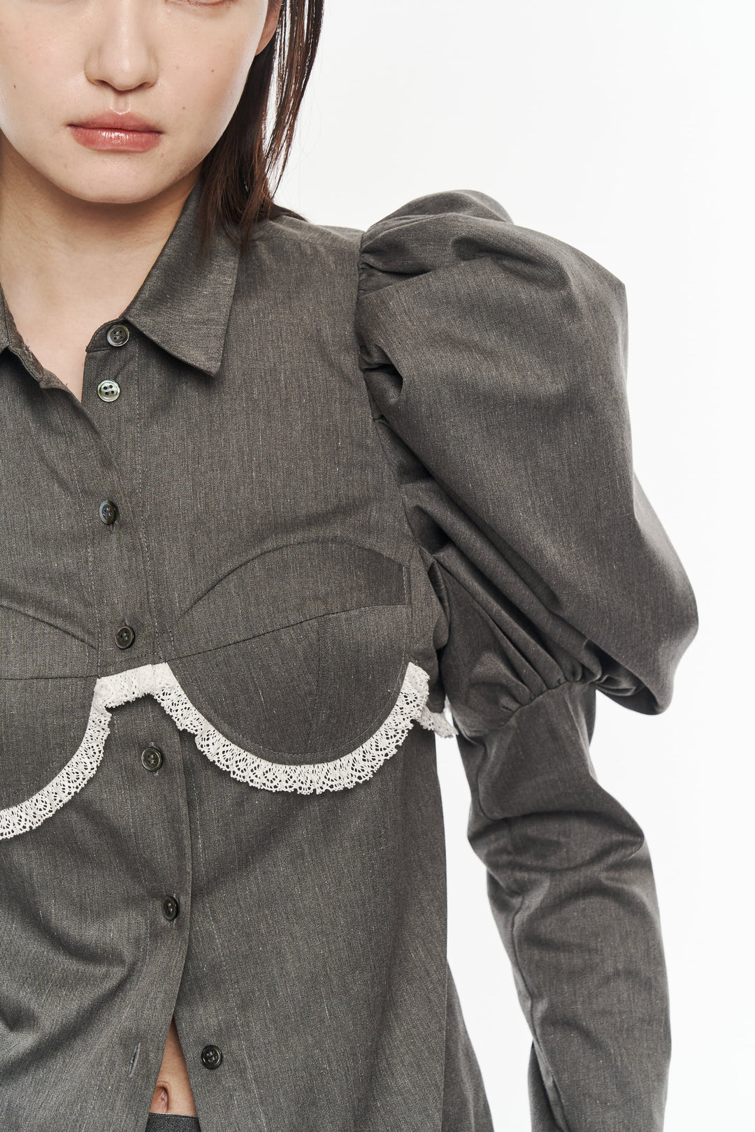 Oscarine Puff Blouse