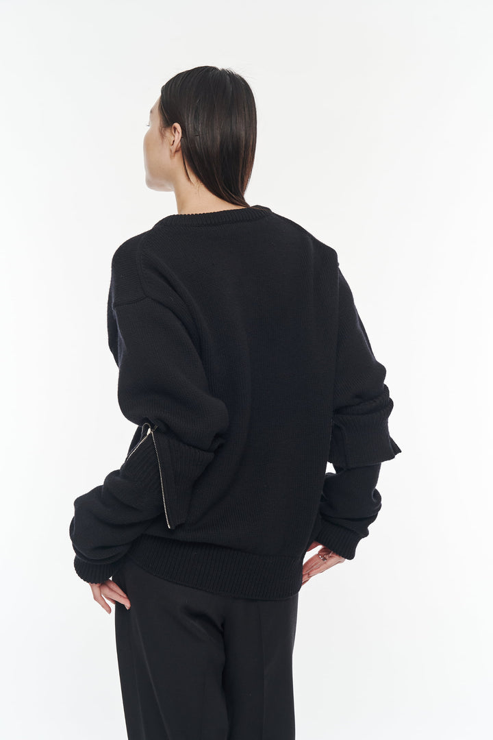 Caterpillar Sleeve Sweater