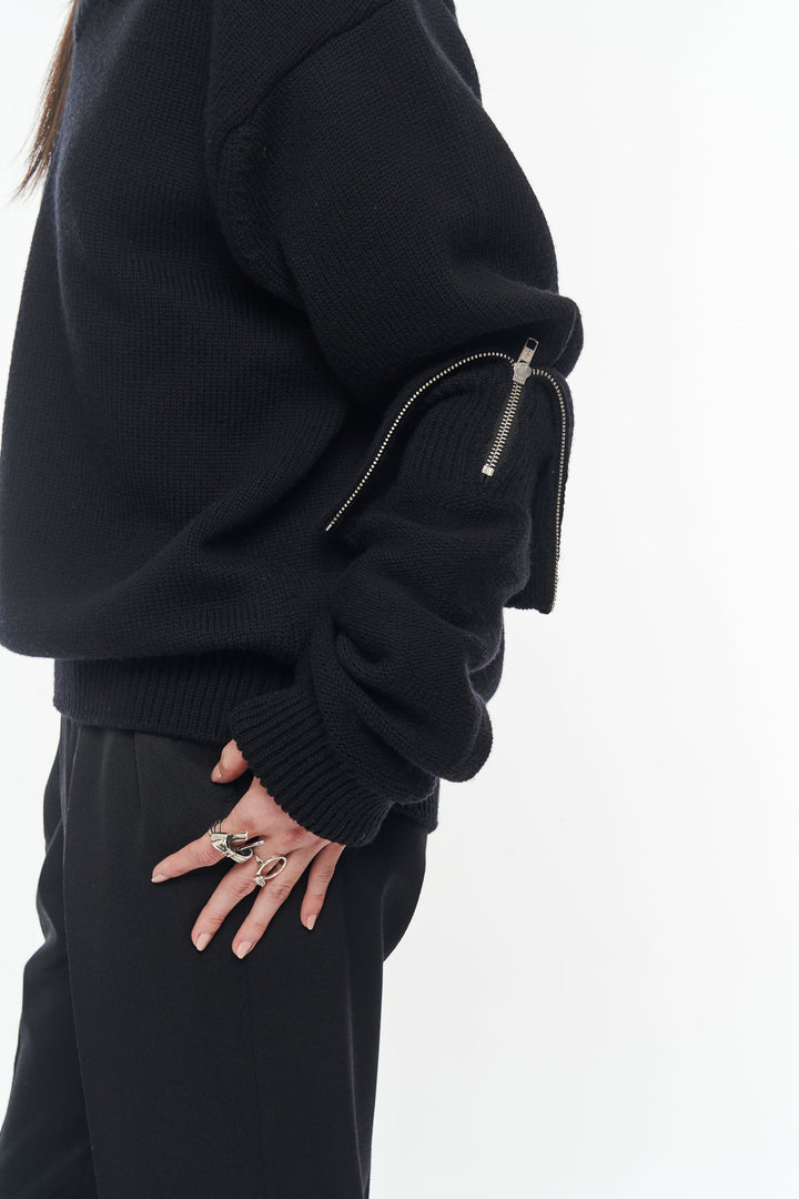 Caterpillar Sleeve Sweater