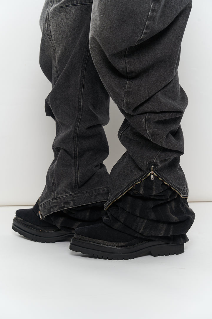LIQUID DENIM BOOTS