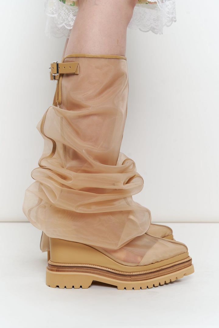SHEER MELTED BOOTS