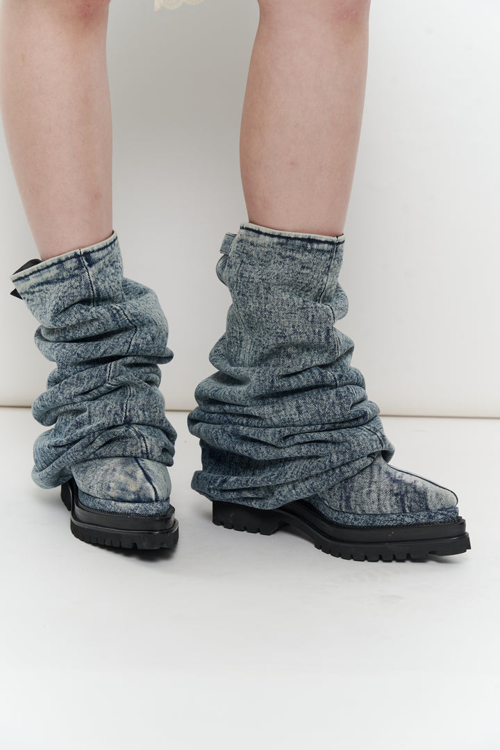 LIQUID DENIM BOOTS