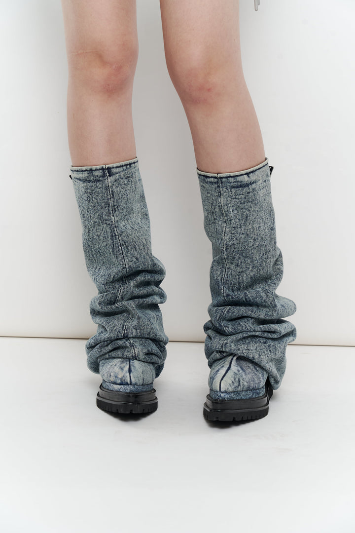 LIQUID DENIM BOOTS