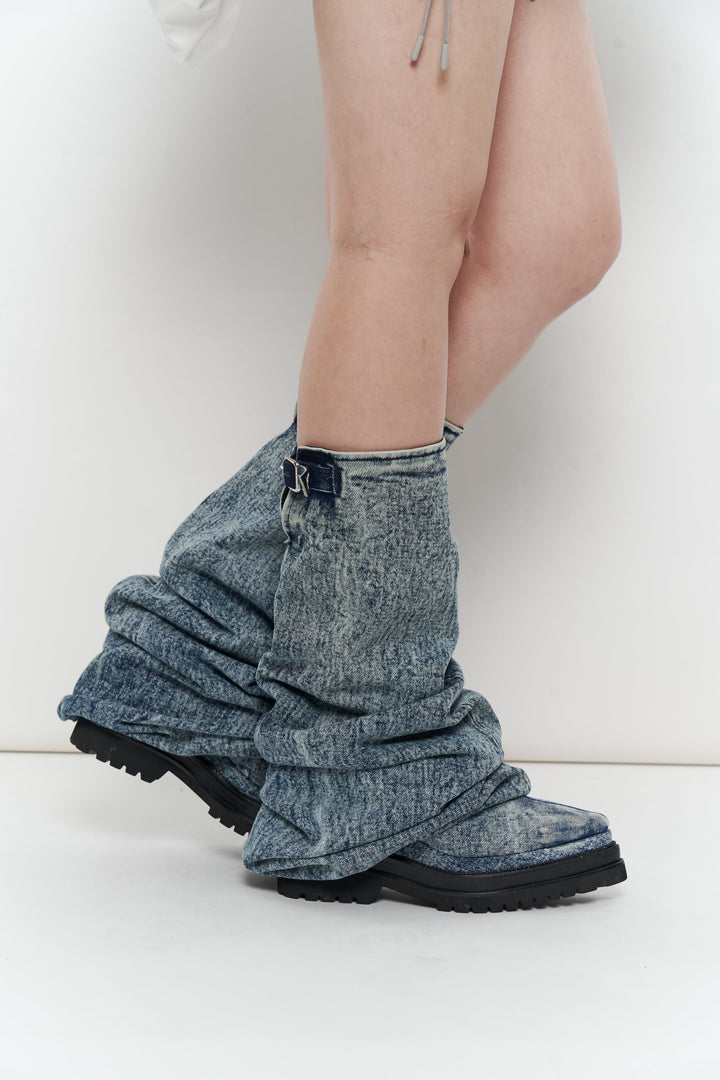 LIQUID DENIM BOOTS