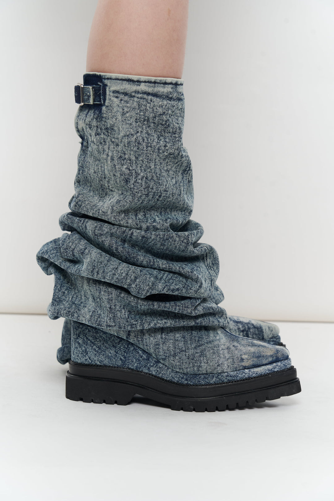 LIQUID DENIM BOOTS