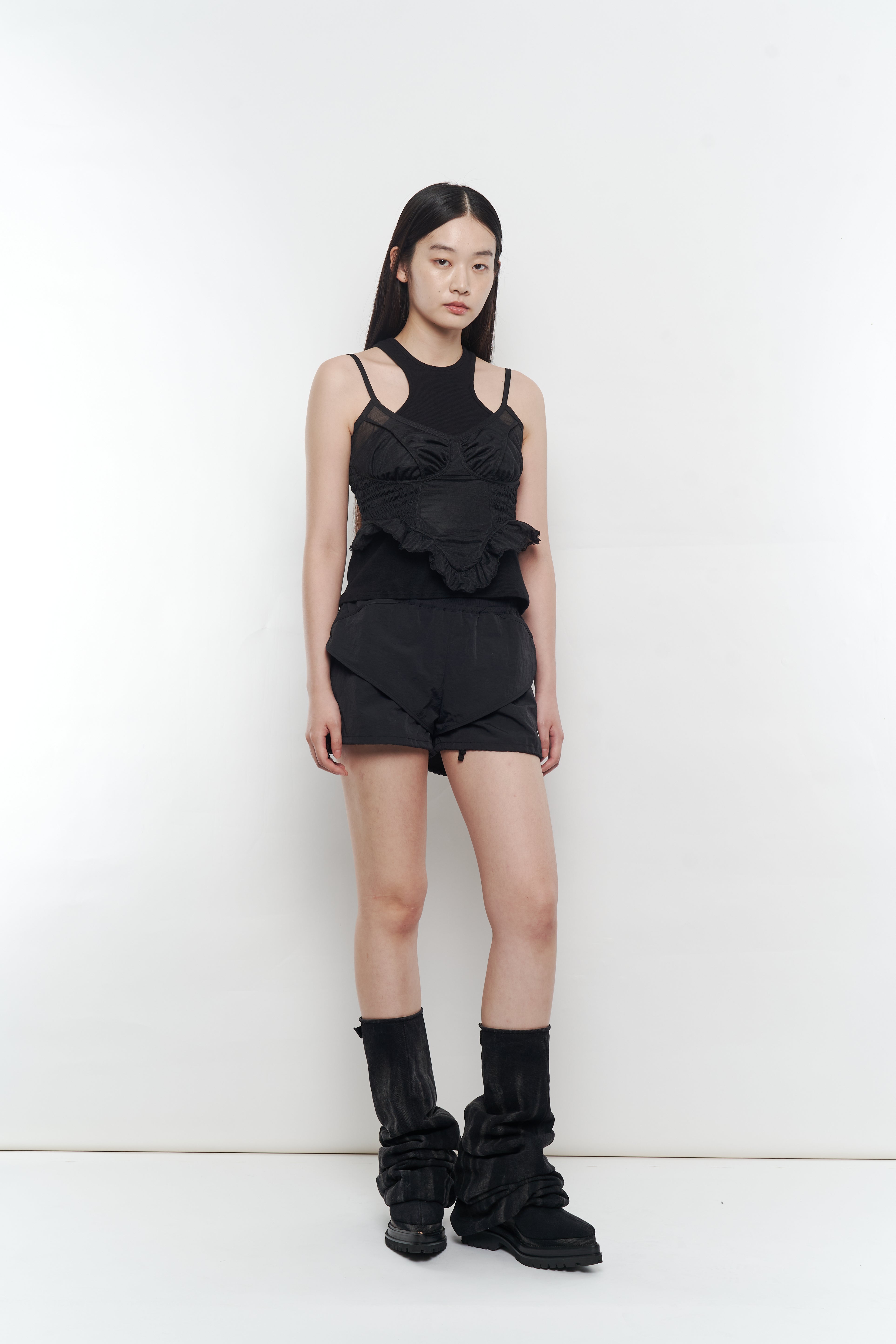NYLON PUFFY SHORTS – POOLDE