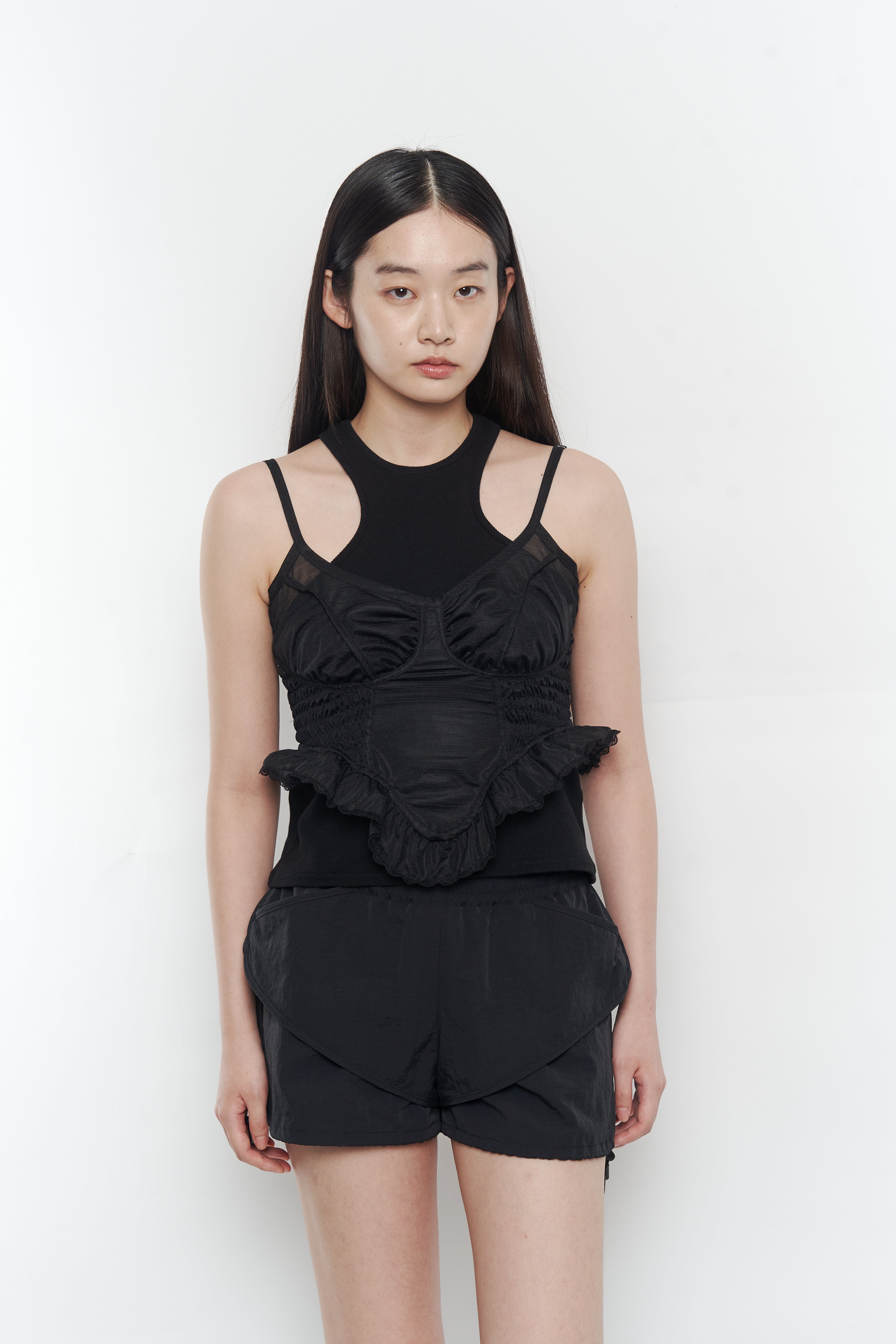 POOLDE INVERSE LAYERED TOP BLACKプールデ26ss INVERSE LAYERED TOP – POOLDE