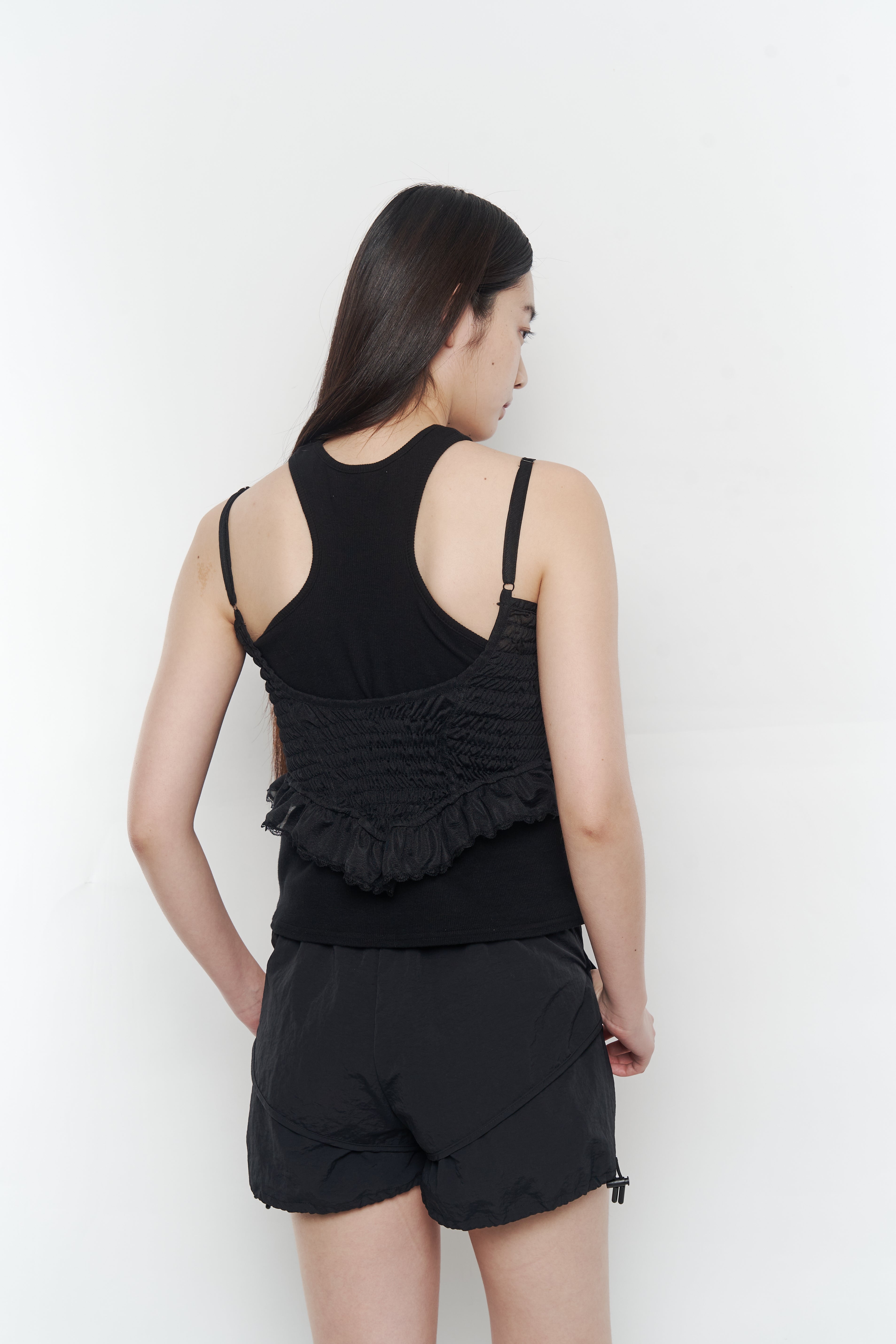 POOLDE INVERSE LAYERED TOP BLACKプールデ26ss INVERSE LAYERED TOP – POOLDE