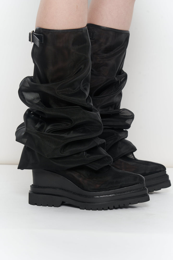 SHEER MELTED BOOTS