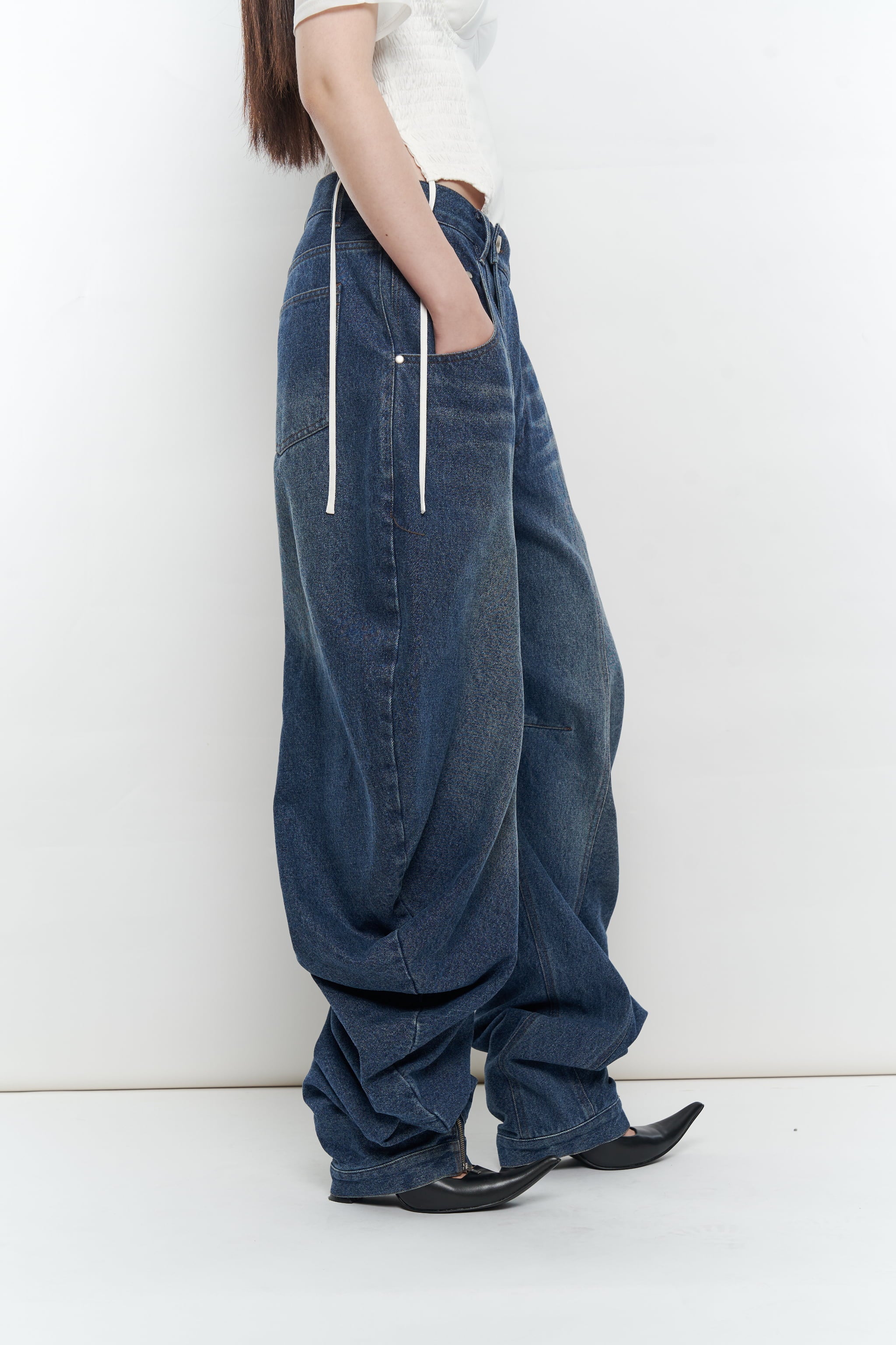 LIQUID DENIM PANTS – POOLDE