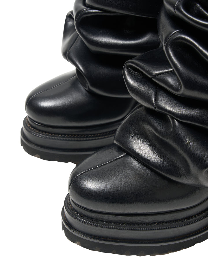 Melted Wedge Boots