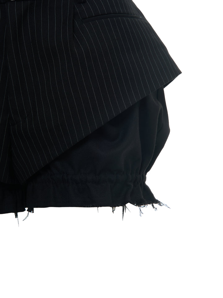 Sinatra Stripe Puffy Shorts