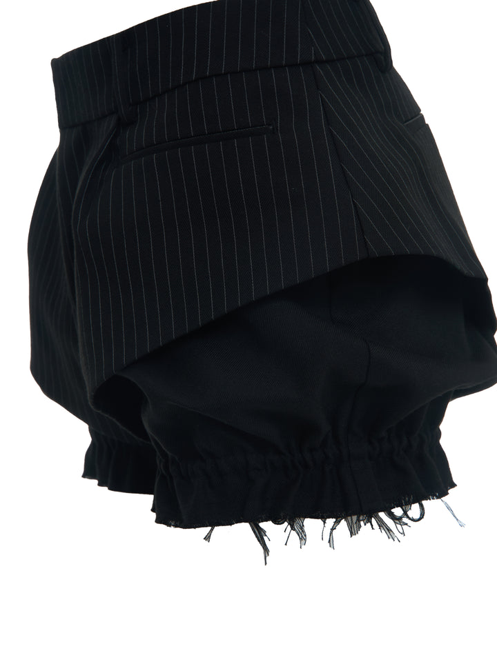 Sinatra Stripe Puffy Shorts
