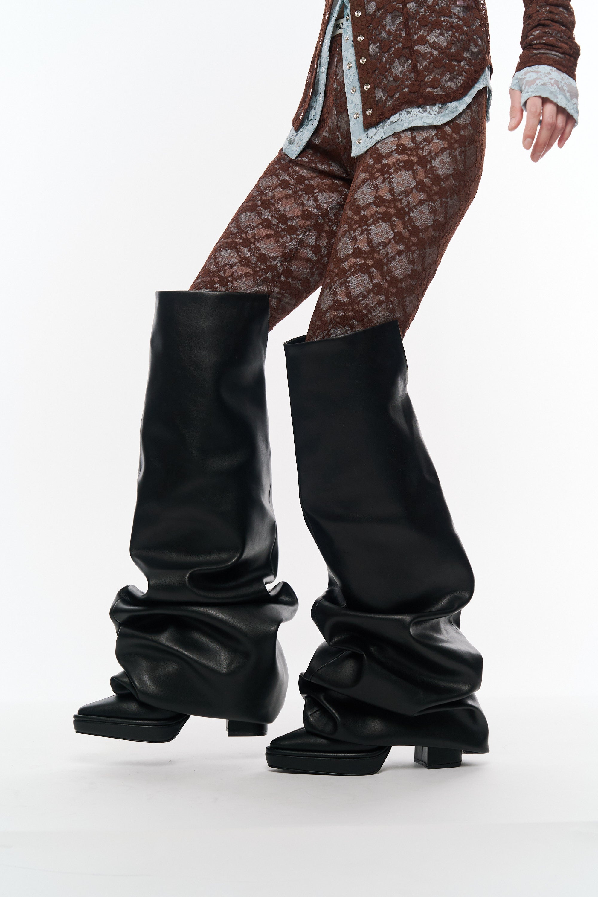 Melted Thigh Boots – POOLDE