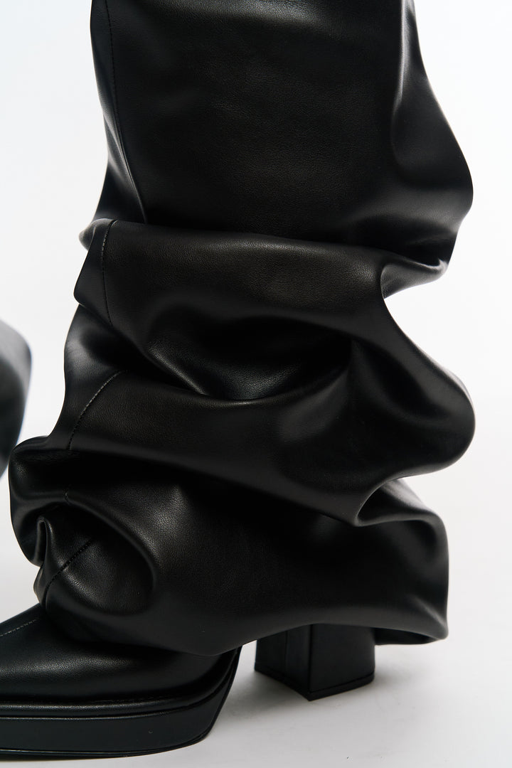 Melted Thigh Boots