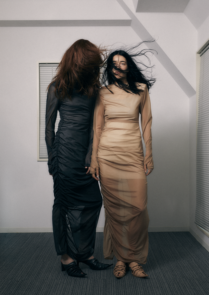 VORTEX SHEER DRESS