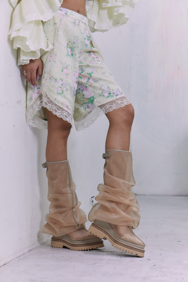 SHEER MELTED BOOTS
