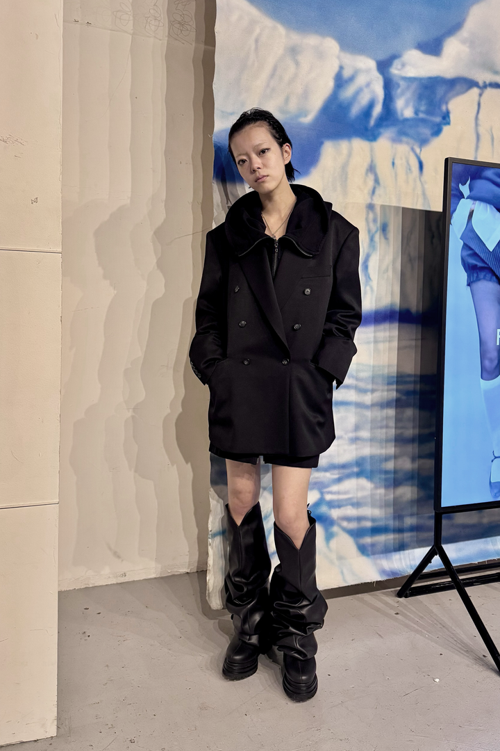 Melted Wedge Boots