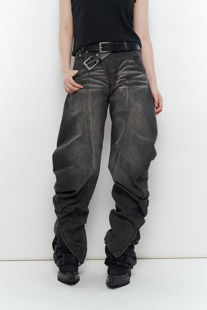 LIQUID DENIM PANTS