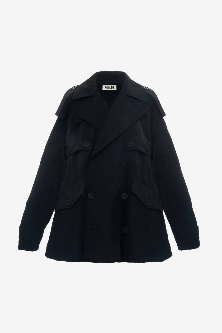 Contoured Mini Trench – POOLDE Contoured Mini Trench – POOLDE