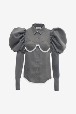 Oscarine Puff Blouse