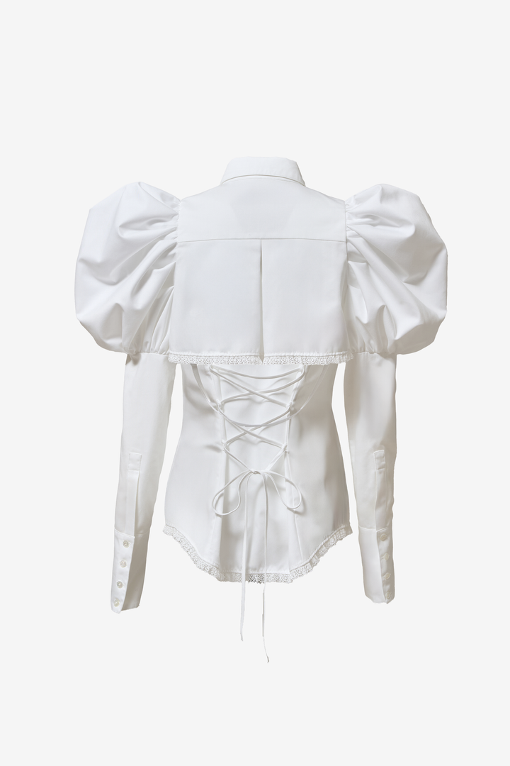 Oscarine Puff Blouse