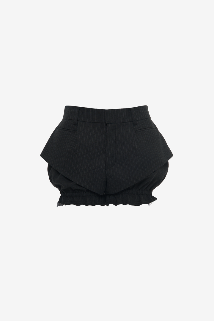 Sinatra Stripe Puffy Shorts