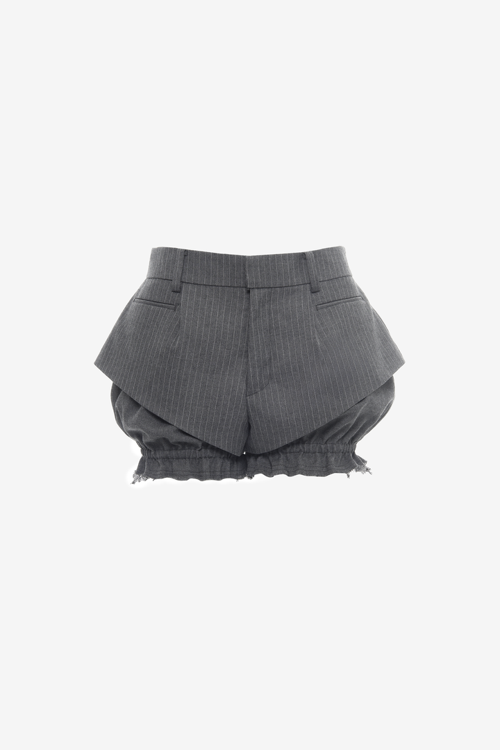 Sinatra Stripe Puffy Shorts