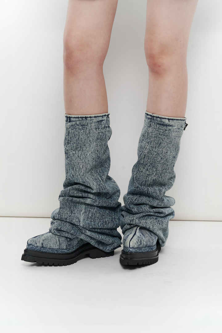 LIQUID DENIM BOOTS