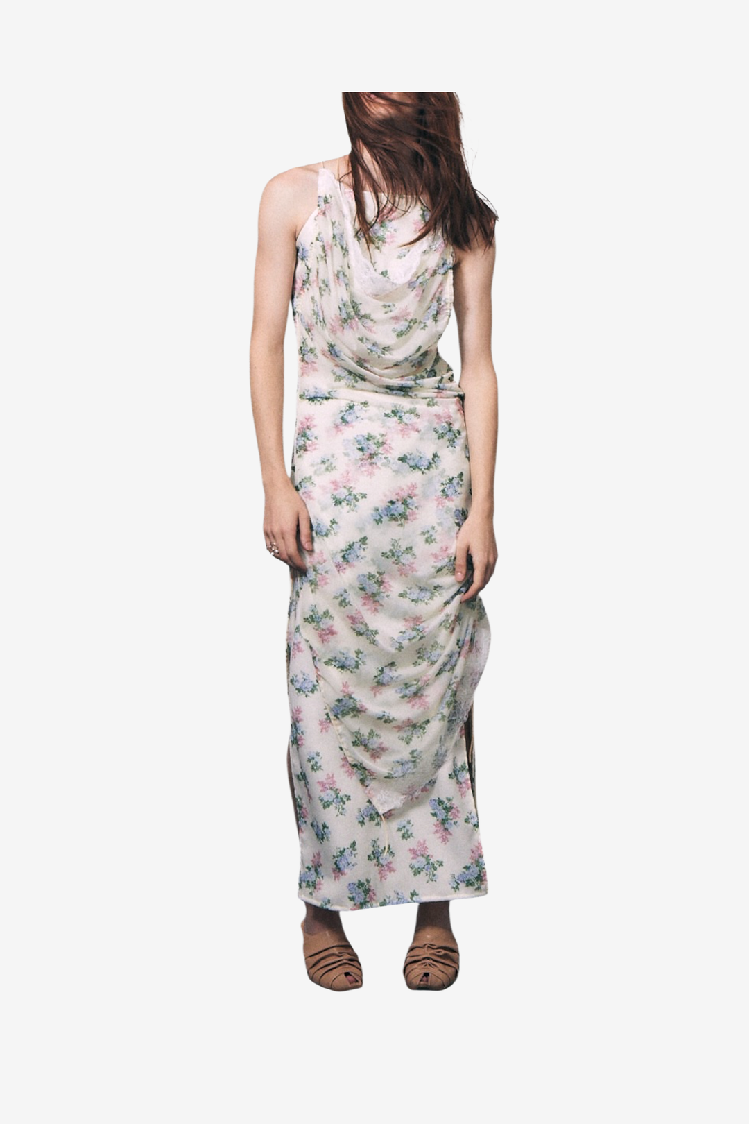 BLOOM RUSH DUALITY LAYERED DRESS