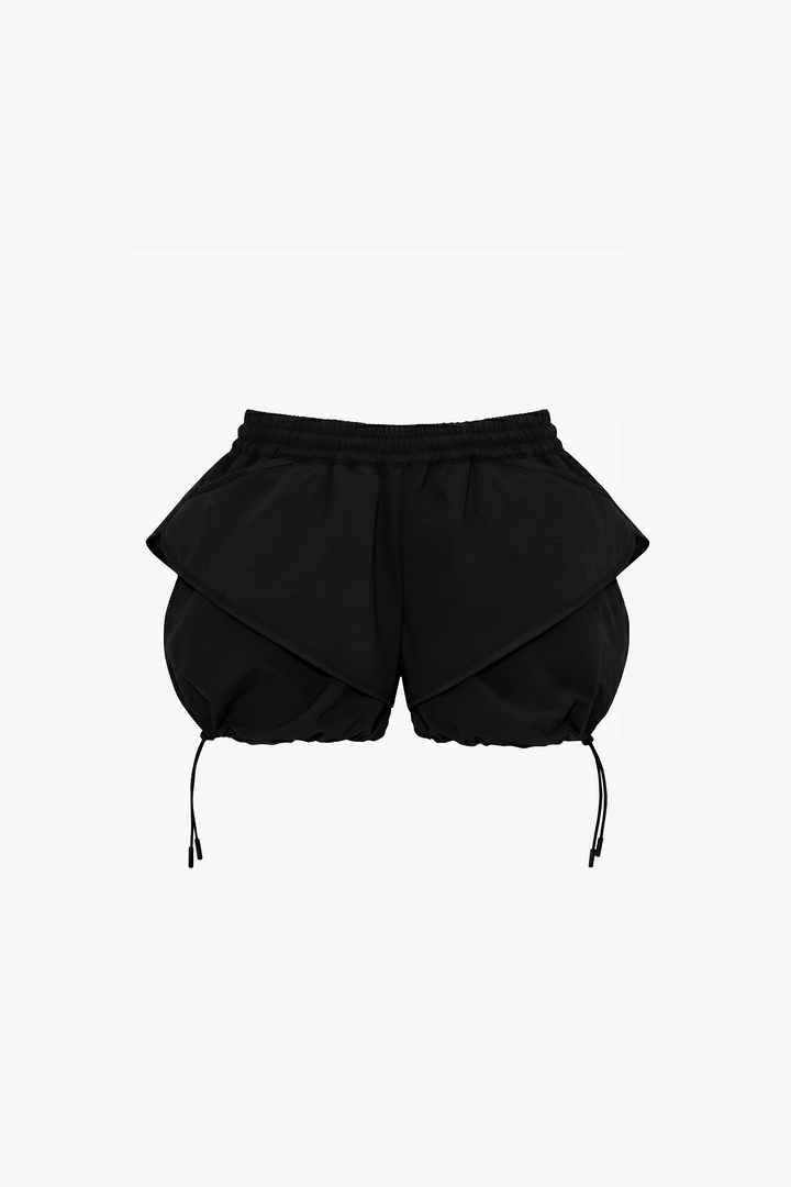 NYLON PUFFY SHORTS